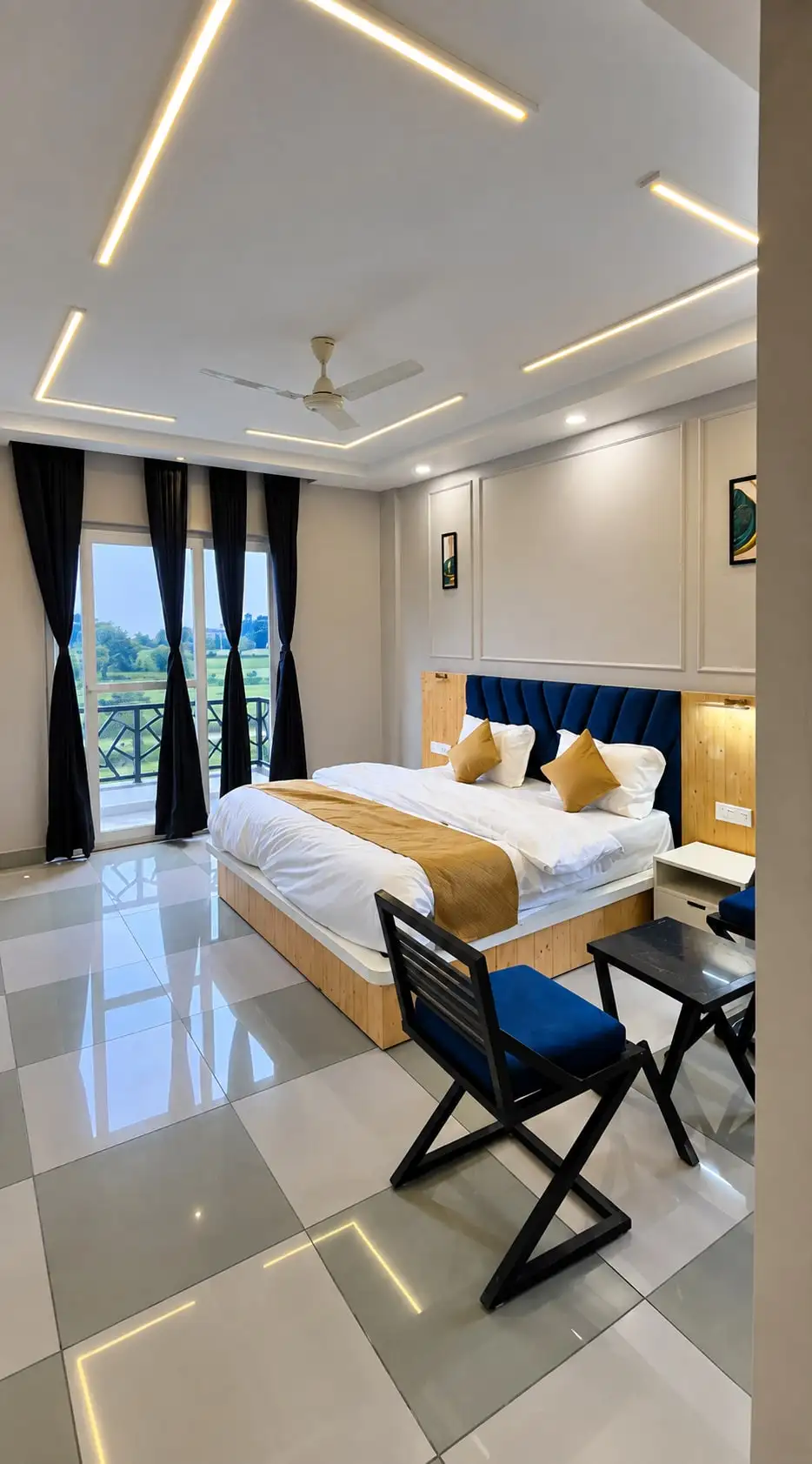King-size bedroom in a Family Suite