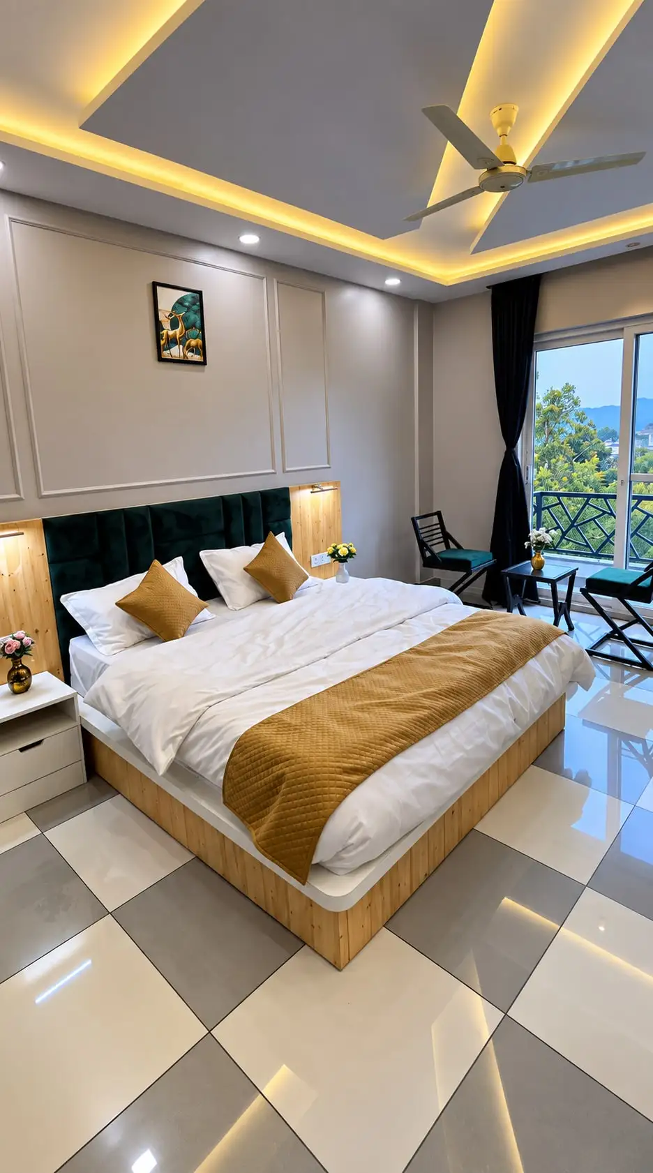 King-size bedroom in a Family Suite