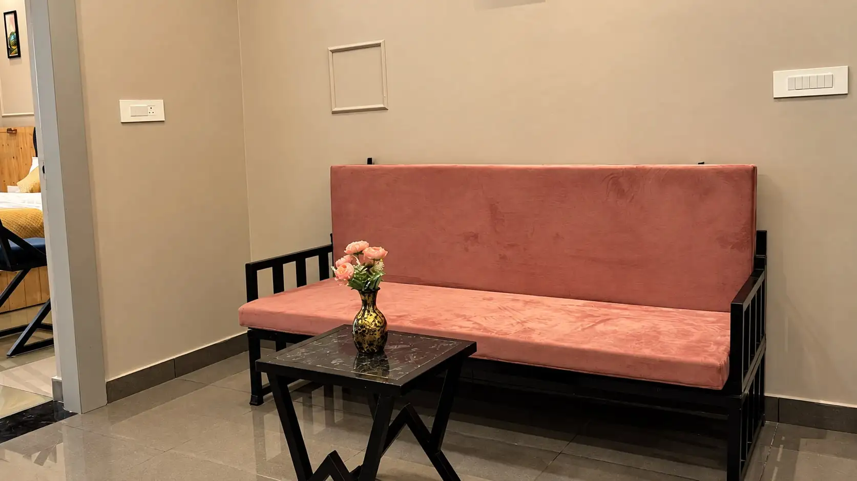 Sofa bed in a Family Suite